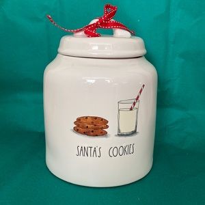 SANTA’S COOKIES canister